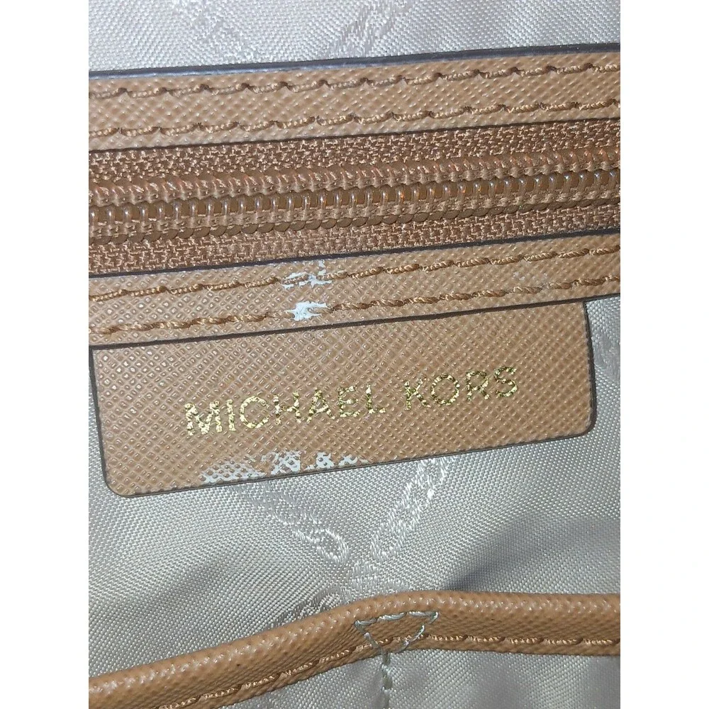 Michael Kors Brown Logo Tote Shoulder Bag